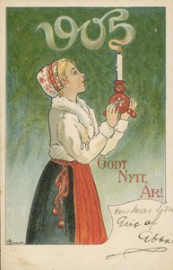 Yeni Yılınız Kutlu Olsun, 1905 by Swedish School